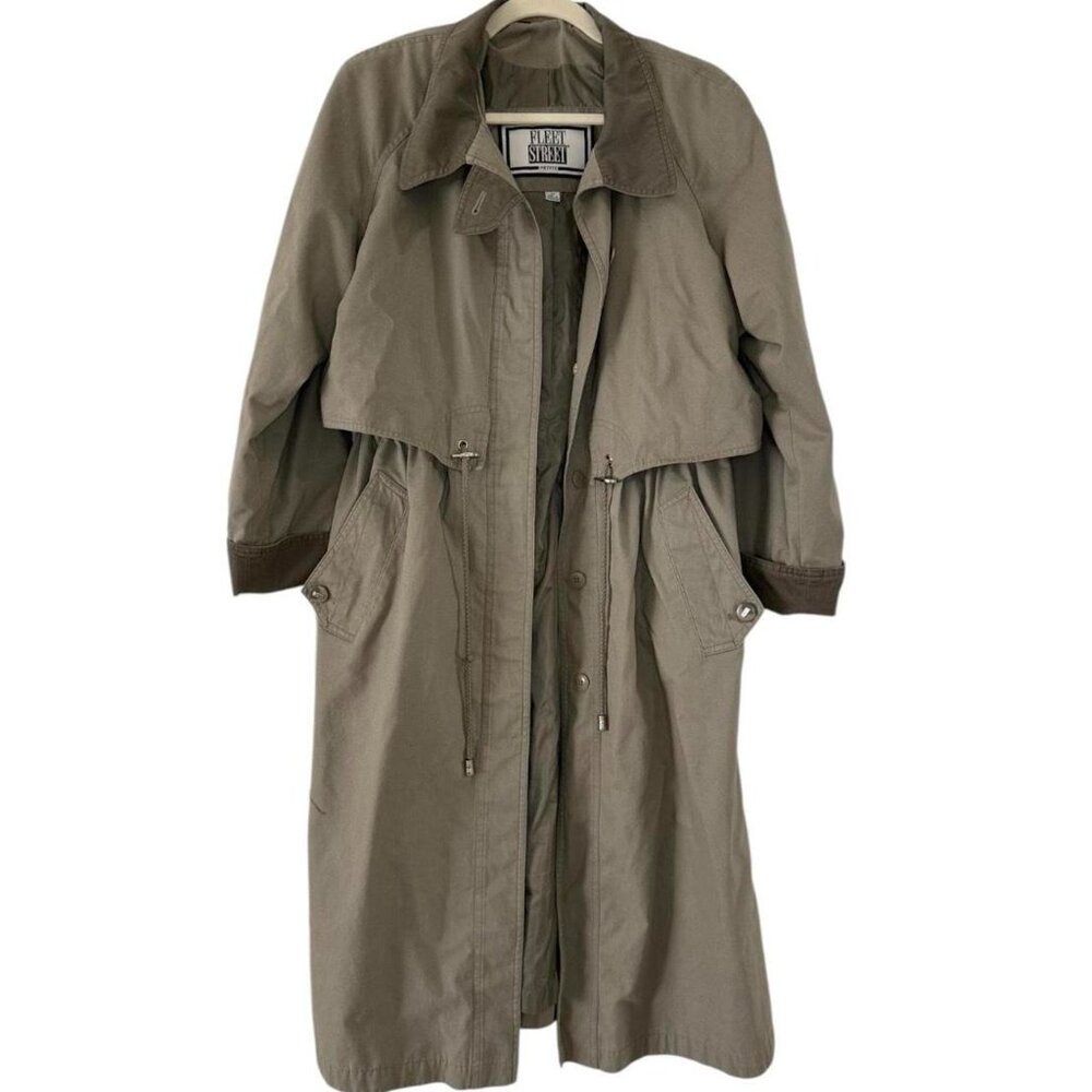 Vintage Fleet Street‎ Khaki Trench Coat